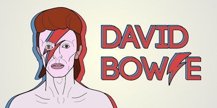 Se parte del 75 aniversario del nacimiento de Bowie  
