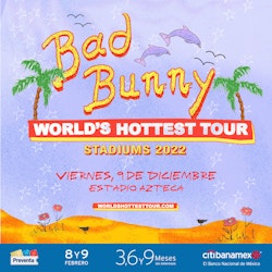 Bad Bunny anuncia su primera gira de estadios con su cierre en México