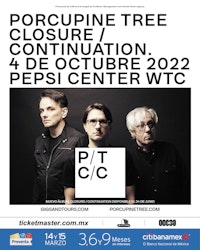 La banda de rock progresivo Porcupine Tree visitará la CDMX