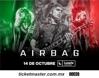 Airbag anuncia concierto en solitario en la Ciudad de México