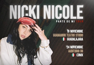 Nicki Nicole dará dos exclusivos conciertos en México