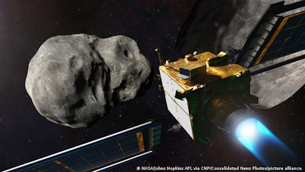 Novedades espaciales: Misión DART se estrella con asteroide de la luna hoy