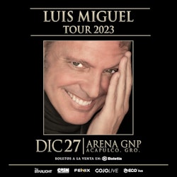 Luis Miguel regresa a su querido Acapulco el próximo 27 de diciembre en la Arena GNP