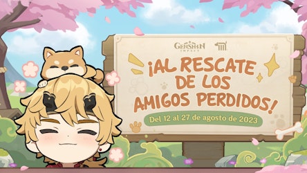 "Genshin Impact" se une al Metro de Ciudad de México para apoyar a los perros rescatados