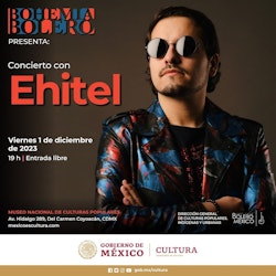 Disfruta en el Museo Nacional de Culturas Populares el último concierto del año de Bohemia Bolero, con la presentación de Ehitel