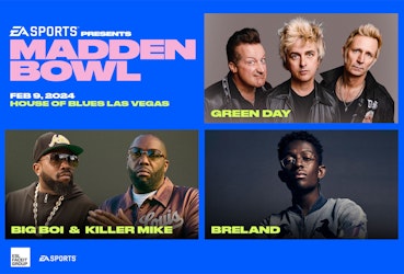 EA SPORTS presenta The Madden Bowl, con la participación de Green Day y Big Boi, para cerrar el Super Bowl LVIII en Las Vegas