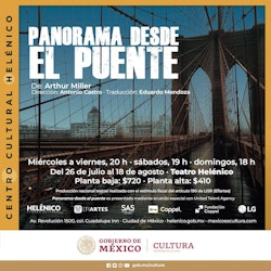 Llega al Teatro Helénico la obra maestra del ganador del Pulitzer, Arthur Miller: "Panorama desde el puente", dirigida por Antonio Castro