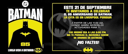 Vive la experiencia del Batman Day en la CDMX