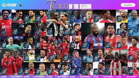EA Sports FC 25 abre la votación para el Equipo de la Temporada (TOTS) de la Premier League