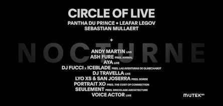 MUTEK MX anuncia "Nocturne" el próximo viernes 10 de octubre