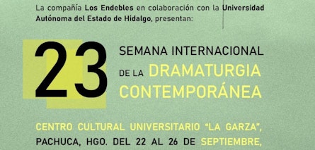 La Semana Internacional de la Dramaturgia Contemporánea celebrará su edición 23