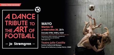 Jo Strømgren Kompani presenta “A Dance Tribute to the Art of Football” en el Teatro Julio Castillo
