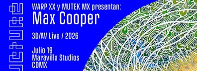 Max Cooper traerá a la Ciudad de México su espectáculo audiovisual "3D/AV Live: Feeling Is Structure Tour"
