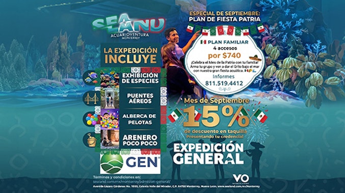 SEA LAND, Acuarioventura Monterrey