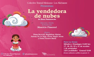 "La vendedora de nubes", de Elena Poniatowska, llegará al Foro La Gruta con una fábula sobre el valor de los sueños