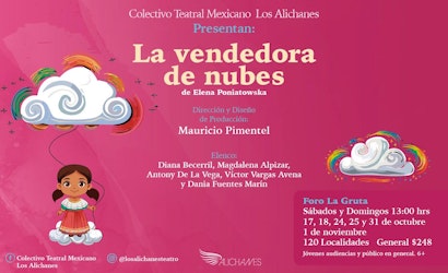 "La vendedora de nubes", de Elena Poniatowska, llegará al Foro La Gruta con una fábula sobre el valor de los sueños