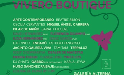 Vivero Boutique reúne plantas, arte y música en Galería Alterna
