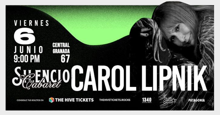 CAROL LIPNIK en el Silencio Cabaret