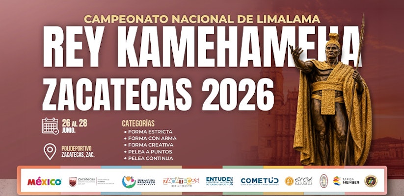 CAMPEONATO NACIONAL REY KAMEHAMEHA, ZACATECAS 2026