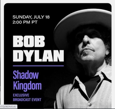 Bob Dylan se prepara para su primer concierto en streaming