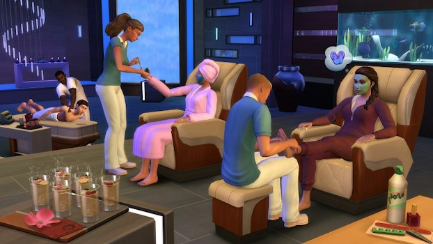 "Los Sims 4" presentan la actualización del pack Día de Spa