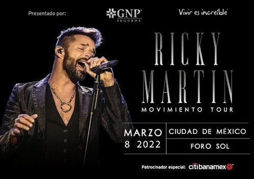 ¡La espera termina! Ricky Martin en México