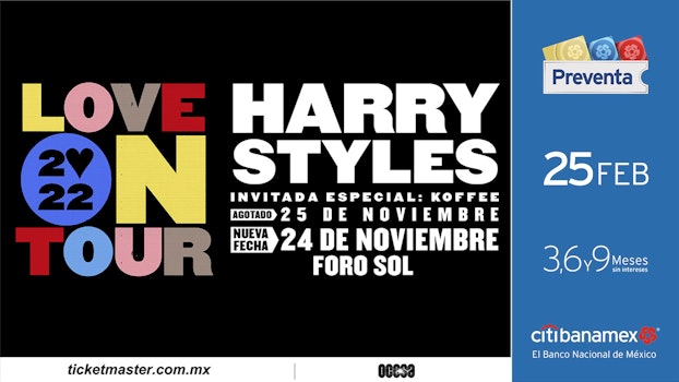 Harry Styles anuncia nuevas fechas en México y Argentina