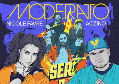 Aczino y Nicole Favre se unen a la rebeldía de Moderatto
