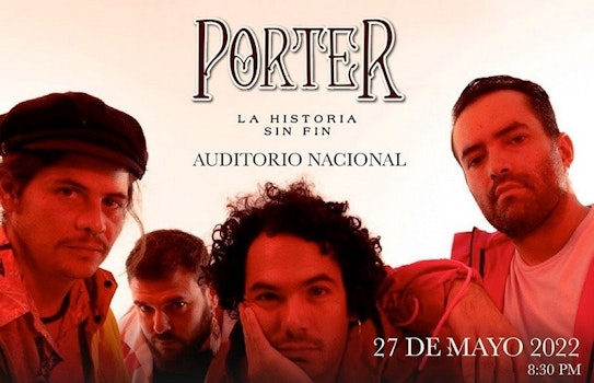 Porter se presentará en el Auditorio Nacional