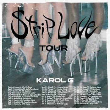 Karol G anuncia su nuevo "$trip Love Tour" y prepara los shows más impresionantes de su carrera