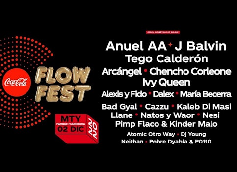 Coca-Cola Flow Fest anuncia su line up para su edición de Monterrey