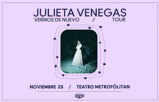 Julieta Venegas en el Teatro Metropólitan