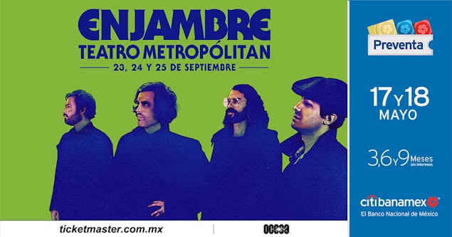 Enjambre anuncia dos fechas más en la CDMX