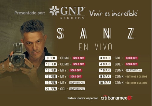 Alejandro Sanz sigue sumando éxitos