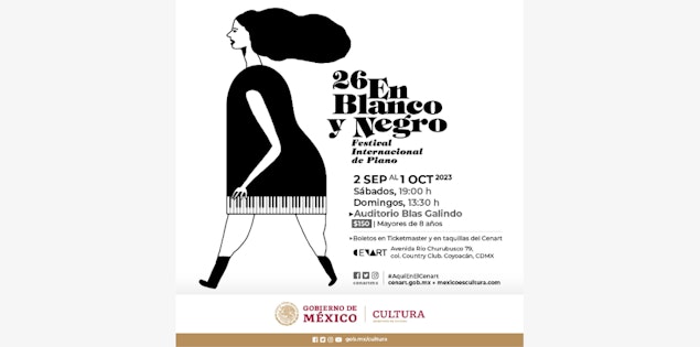 La edición 26 del Festival Internacional de Piano En Blanco y Negro reunirá cuatro siglos de música