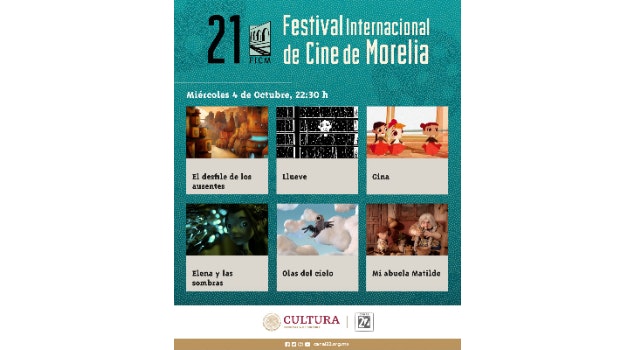 El 21er FICM presentará un programa de cortometrajes de animación en Canal 22