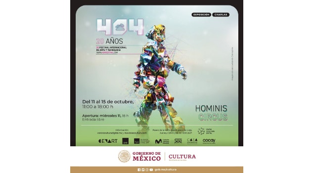 El CCD invita a asistir al “404 Festival Internacional de Arte y Tecnología”