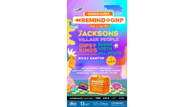 Revive otros tiempos musicales en el festival Remind GNP Guadalajara