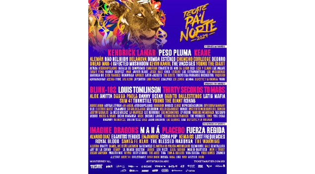Se anuncia Tecate Pa'l Norte 2024