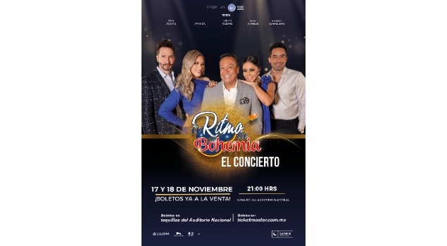 Carlos Cuevas y otras voces se presentarán “A Ritmo de Bohemia” en el Lunario del Auditorio Nacional