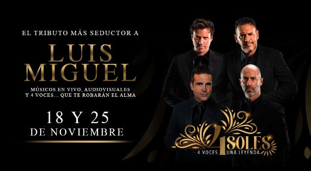 Un brillante tributo musical: 4 Soles celebran el legado de Luis Miguel