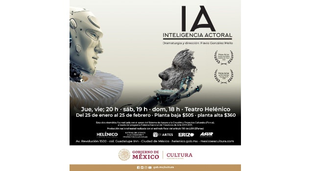 "Inteligencia Actoral": el futuro regresa a escena en el Teatro Helénico