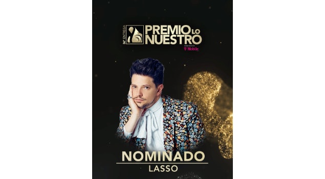 LASSO es nominado al Premio Lo Nuestro en dos categorías