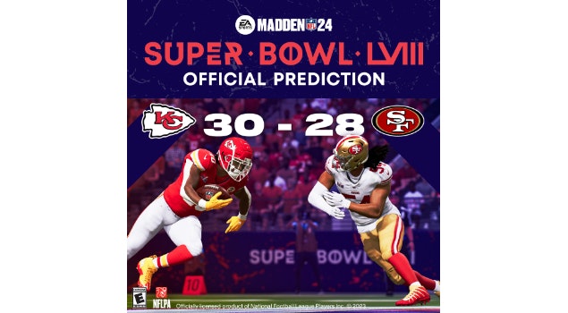 "EA SPORTS Madden NFL 24" predice que Kansas City ganará el Super Bowl por segundo año consecutivo