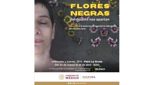 Un relato acerca de la muerte, la creación y la vulnerabilidad llega al Helénico con "Flores negras del destino nos apartan"