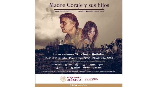 Regresa al Helénico "Madre Coraje y sus hijos", la obra maestra de Bertolt Brecht bajo la dirección y versión de Luis de Tavira