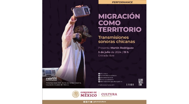 La Fonoteca Nacional presenta el performance: Migración como territorio, transmisiones sonoras chicanas