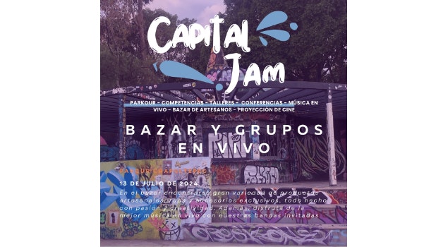 El Parque de Cultura Urbana en Chapultepec, recibe el Capital Jam IV: evento de parkour y freerunning en Ciudad de México