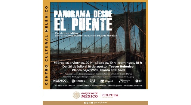 Llega al Teatro Helénico la obra maestra del ganador del Pulitzer, Arthur Miller: "Panorama desde el puente", dirigida por Antonio Castro