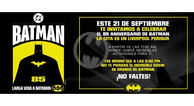 Vive la experiencia del Batman Day en la CDMX